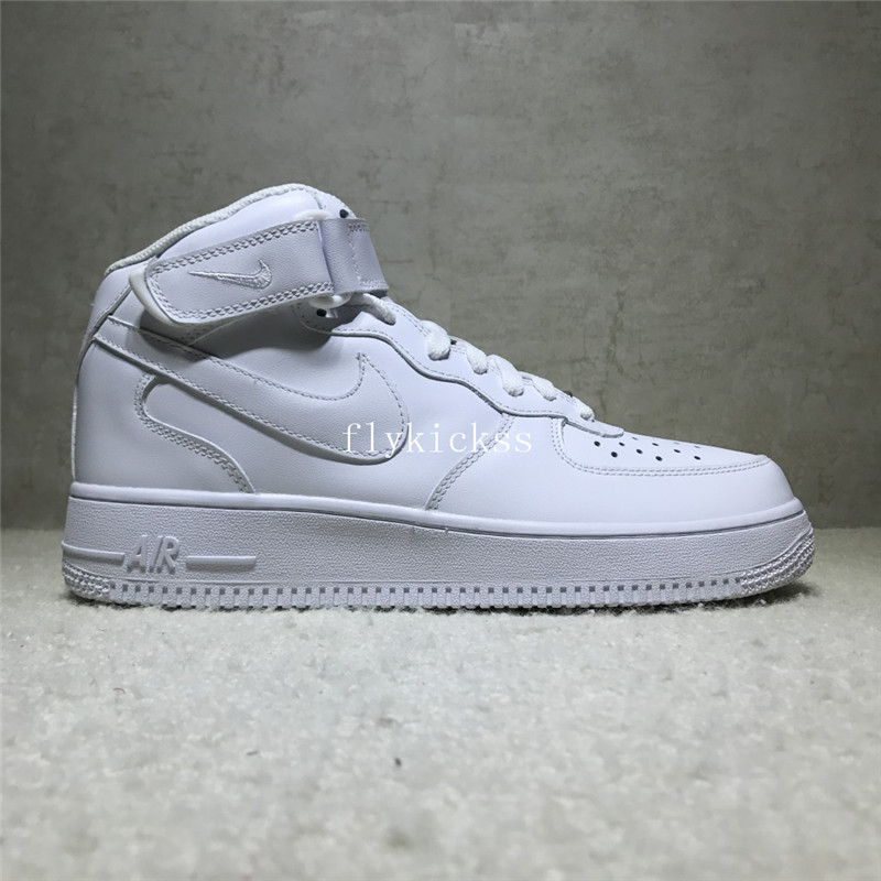 Nike Air Force 1 High Top Pure White